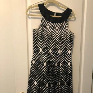 Black & White Patterned Summer Dress